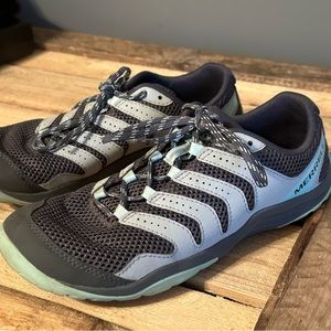 Merrell shoes. Size 9.5, color teal/mint-gray